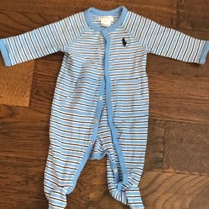 Ralph Lauren footed onesie
